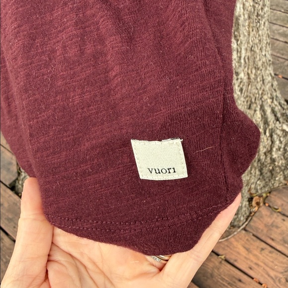 Vuori Men's Burgundy T-Shirt - Picture 2 of 6